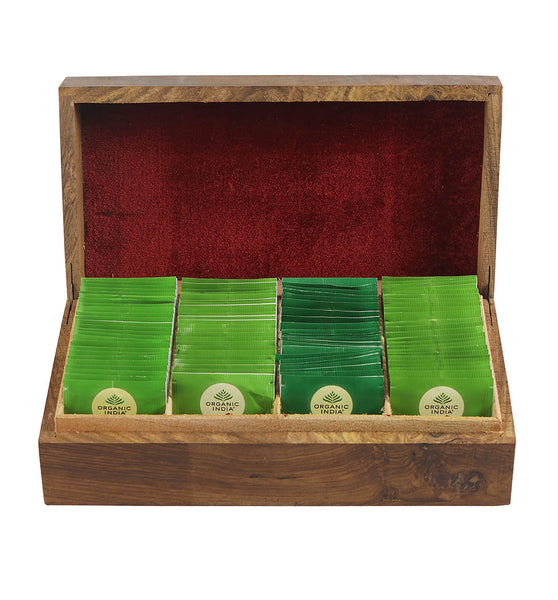Wooden Gift Box 100 Teabags