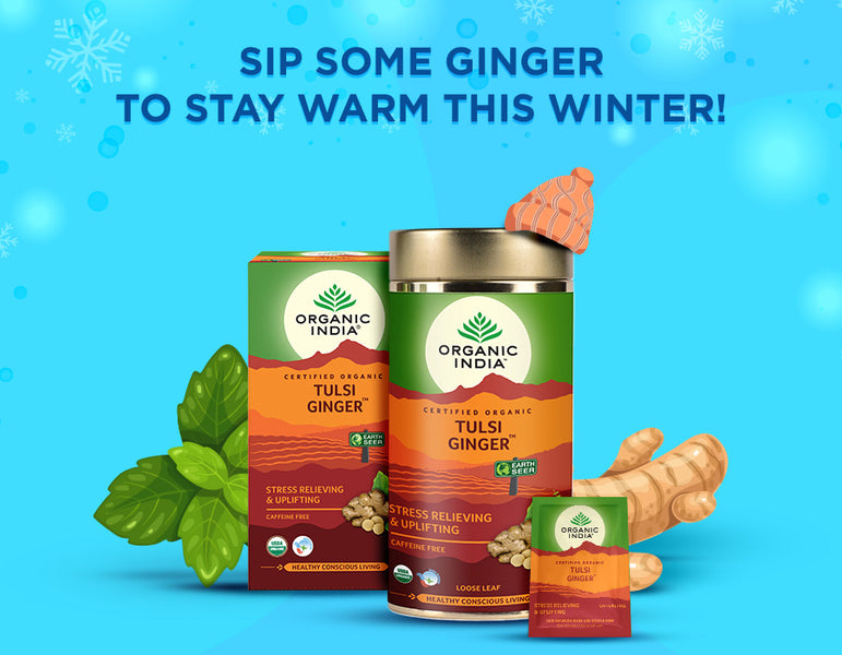 Sip some ginger to stay warm this winter!