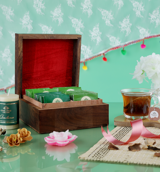 Wooden Gift Box 60 Teabags
